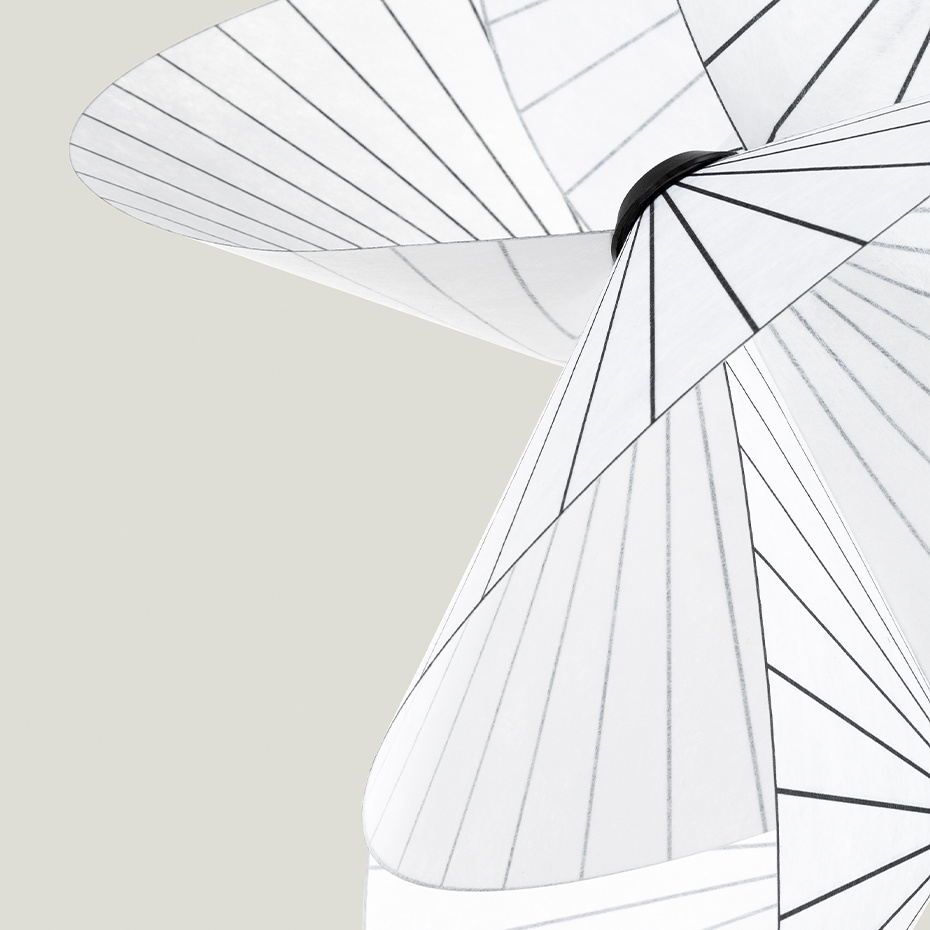 Serpentine Light 8 Pendel White