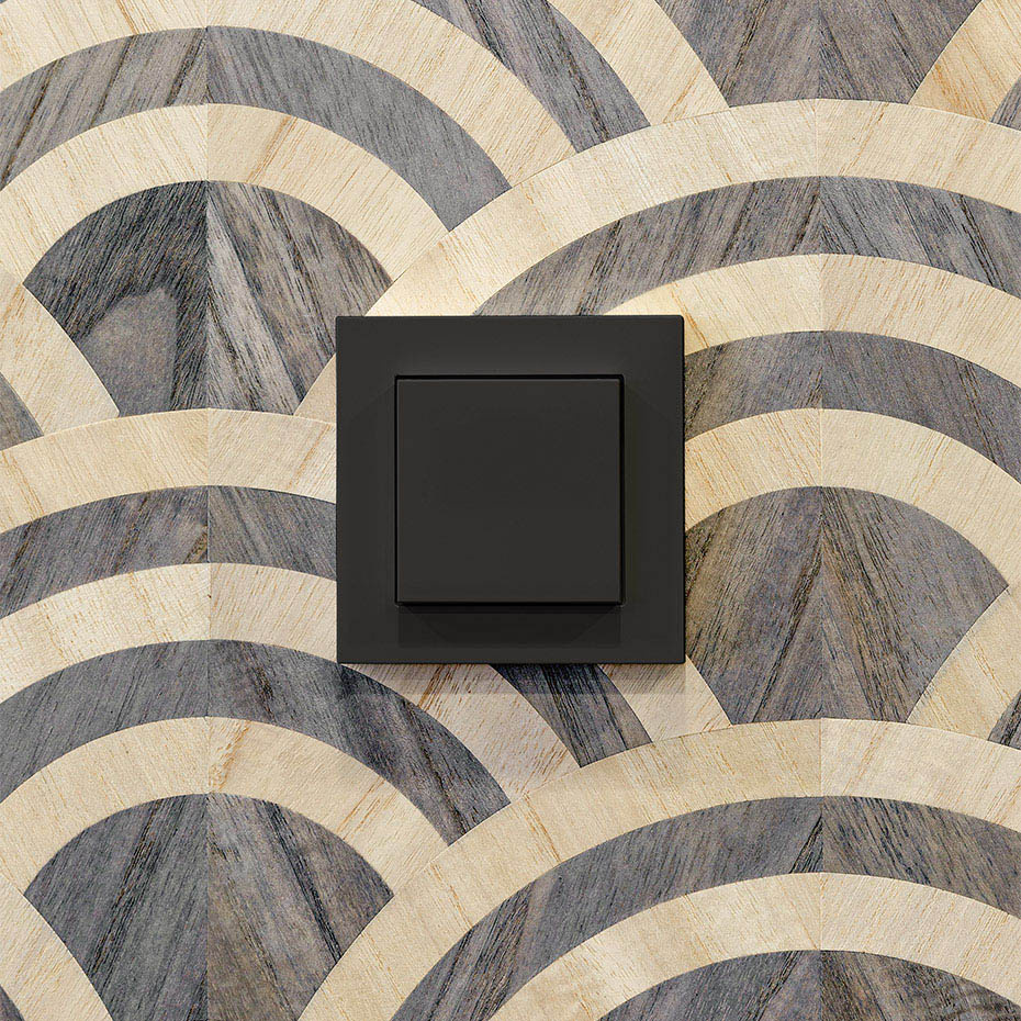 Wireless Wall Switch Dimmer Anthracite