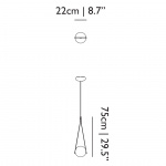 NomNom Light 20 Pendel Indigo NomNom Light 20 Pendel Indigo