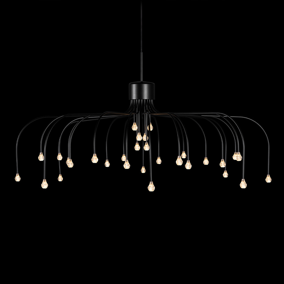 Starfall Light 30 Pendel Black