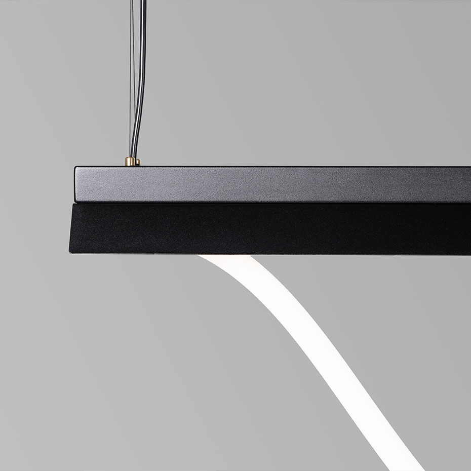 Tubelight 150 Pendel Black