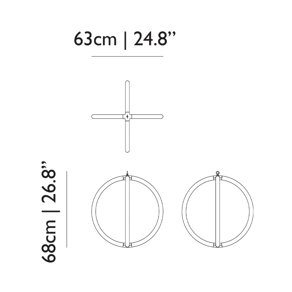 Luminora Light 63 Pendel Transparent