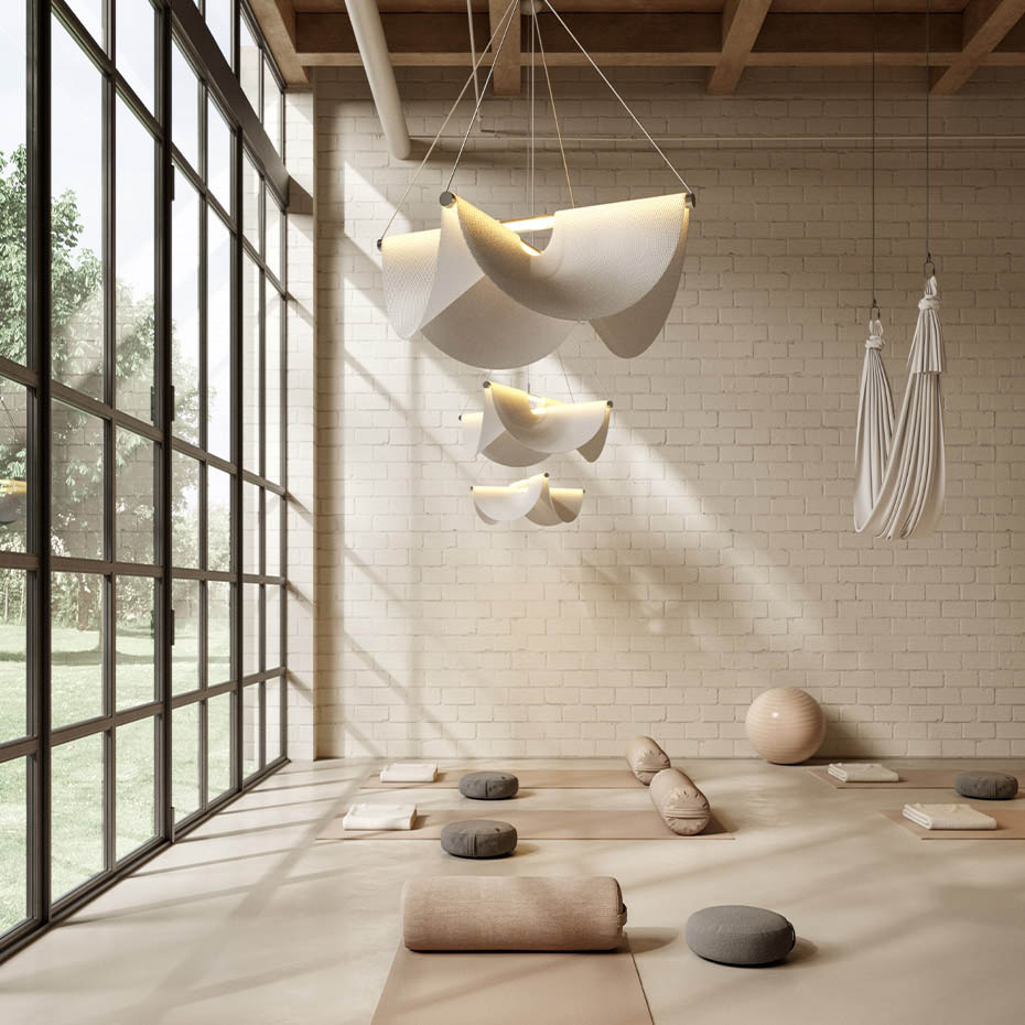 Drape Light 78 Pendel Traffic White