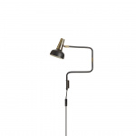 Ray Vägglampa Svart/Mässing Ray Vägglampa Svart/Mässing