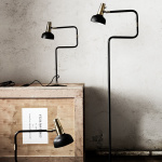 Ray Golvlampa Svart/Mässing Ray Golvlampa Svart/Mässing