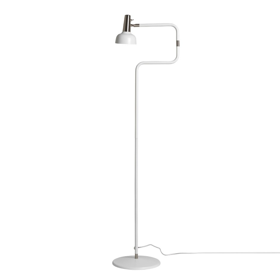 Ray Golvlampa Vit/Silver