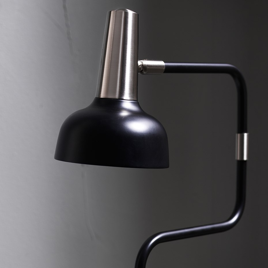 Ray Golvlampa Vit/Silver