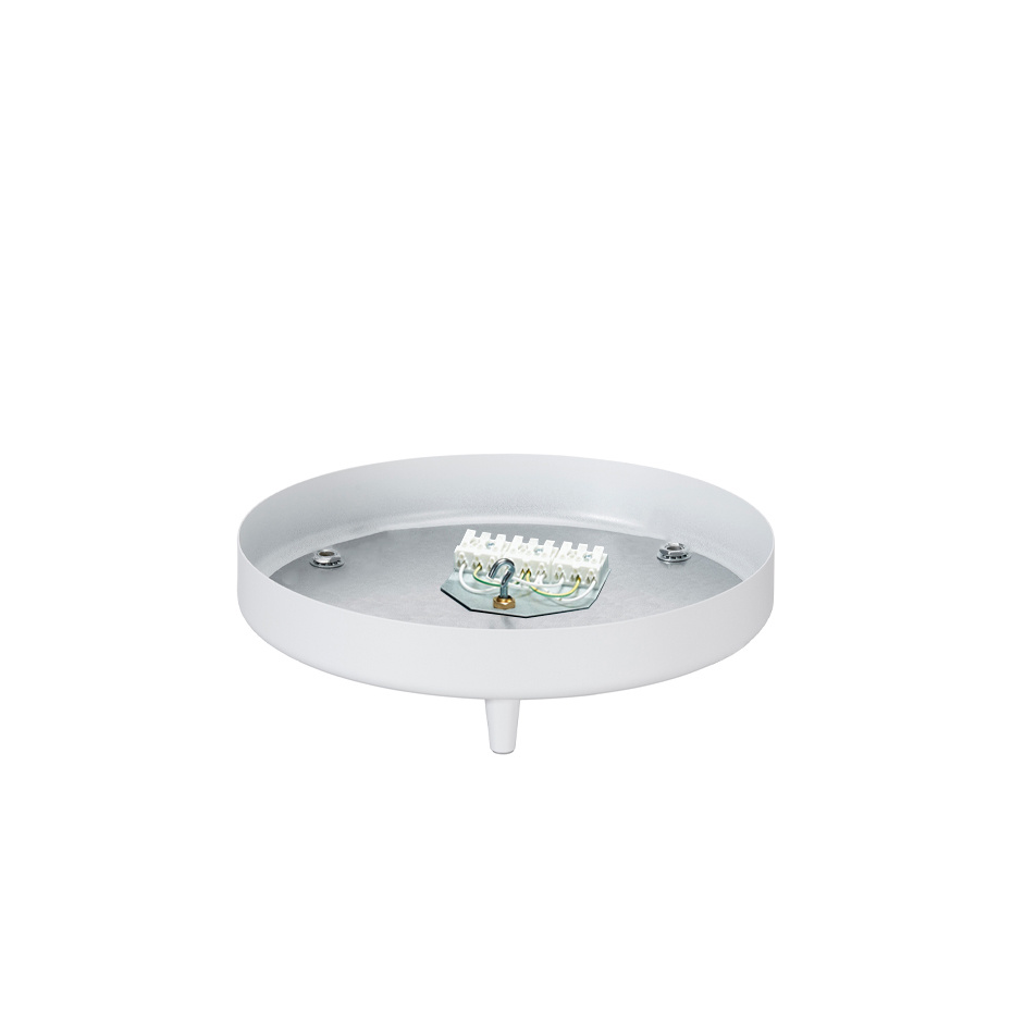 Takrondell För Tre Pendlar Mattvit