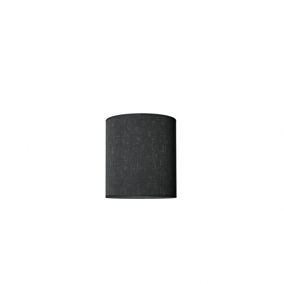 Dual Lampskärm Ø19cm Svart Linne
