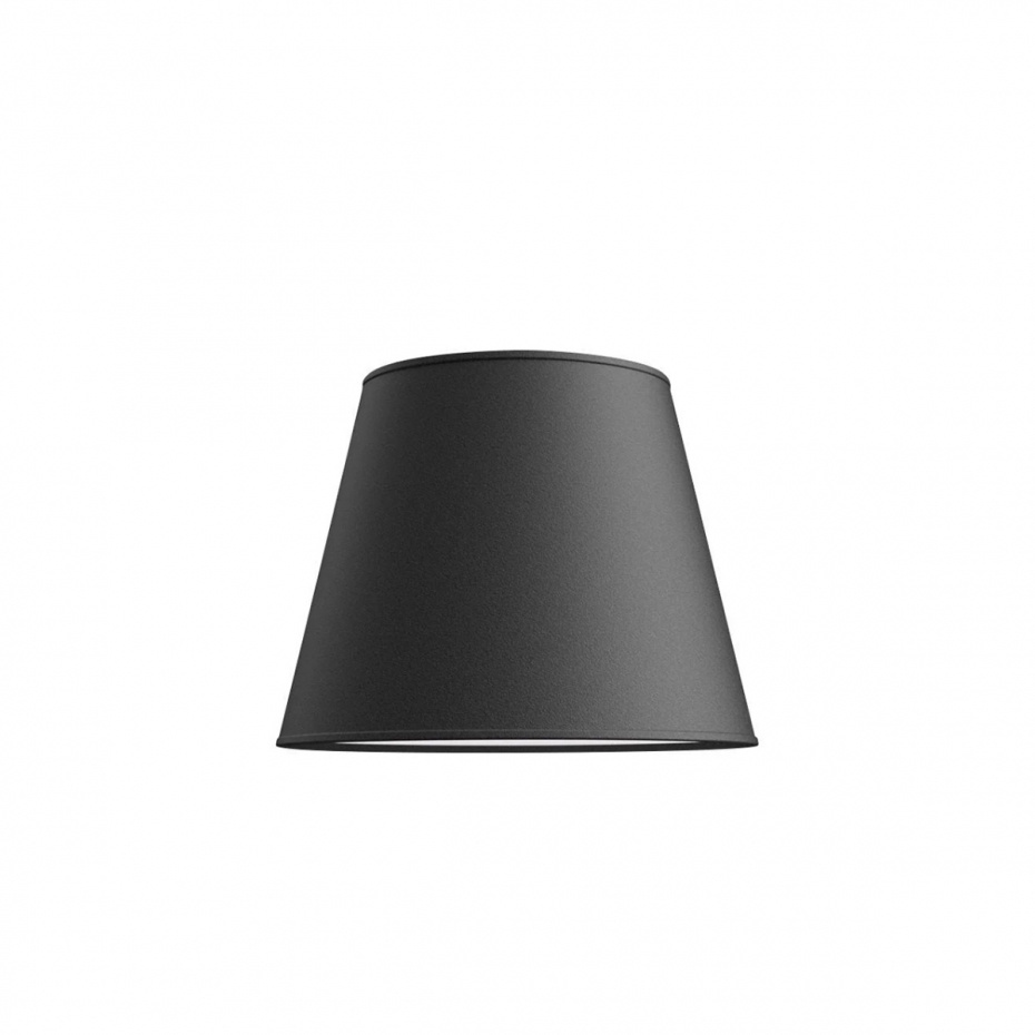 Slender Lampskärm Ø34cm Svart Linne