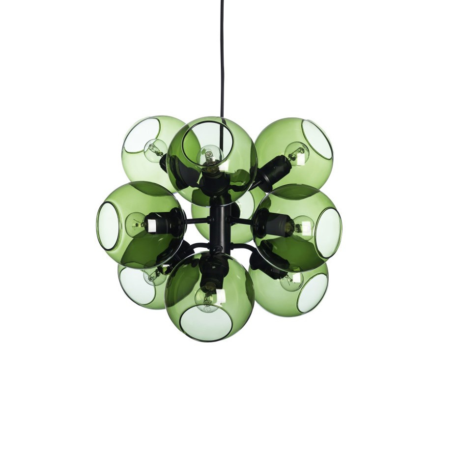 Tage 50 Pendel Svart/Grön