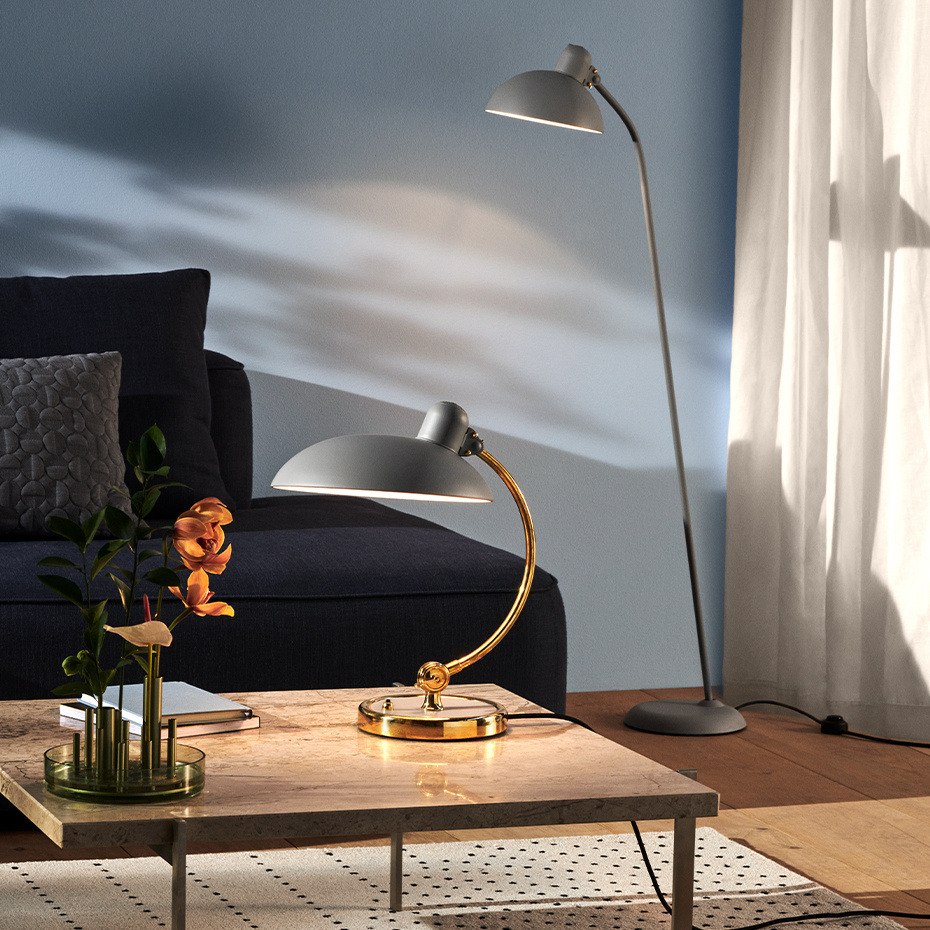 Kaiser Idell 6556 Golvlampa Easy Grey