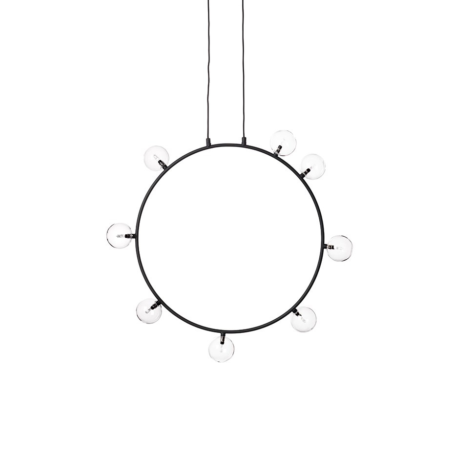 Air 50 Pendel Svart/Klarglas