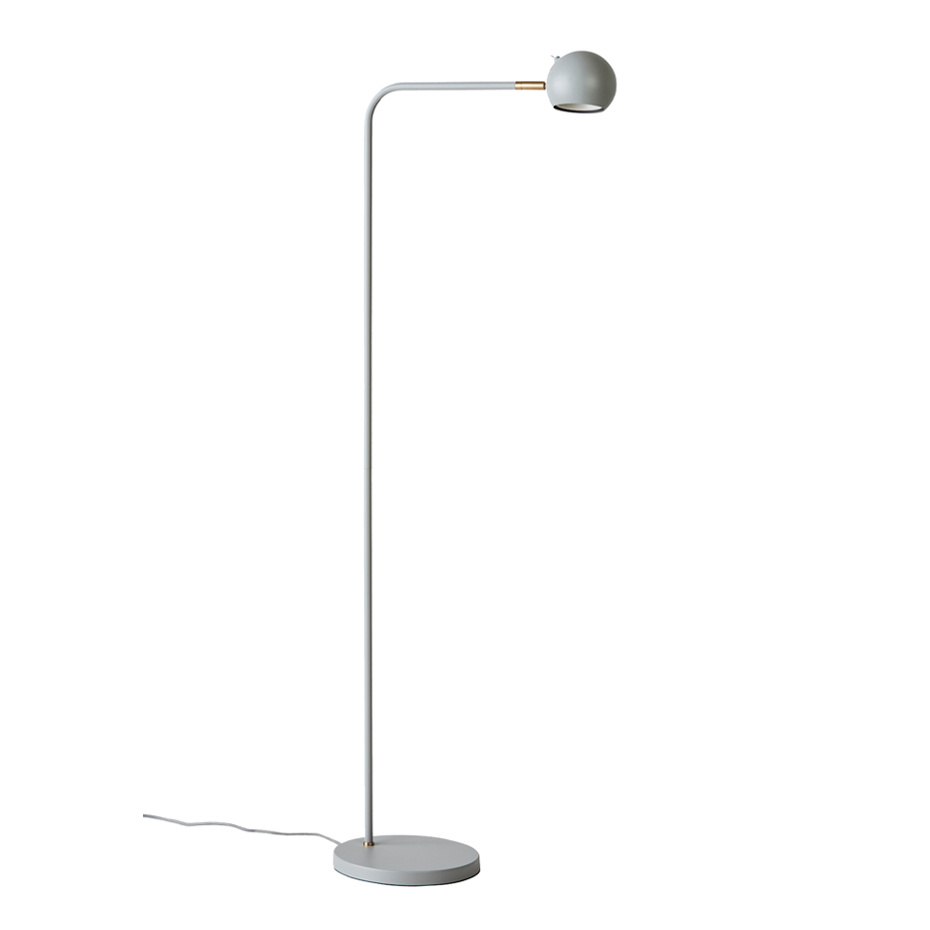 YES! Golvlampa Beige/Mässing