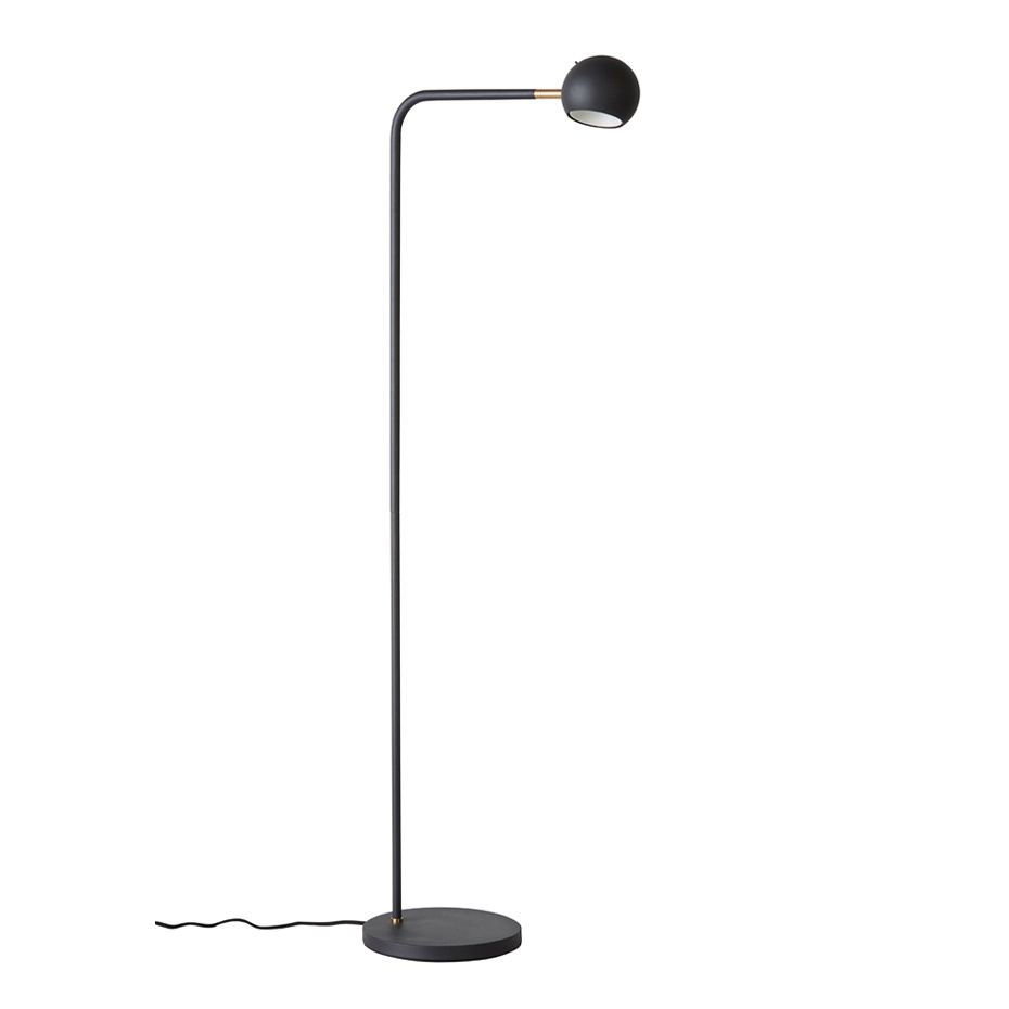 YES! Golvlampa Svart/Mässing