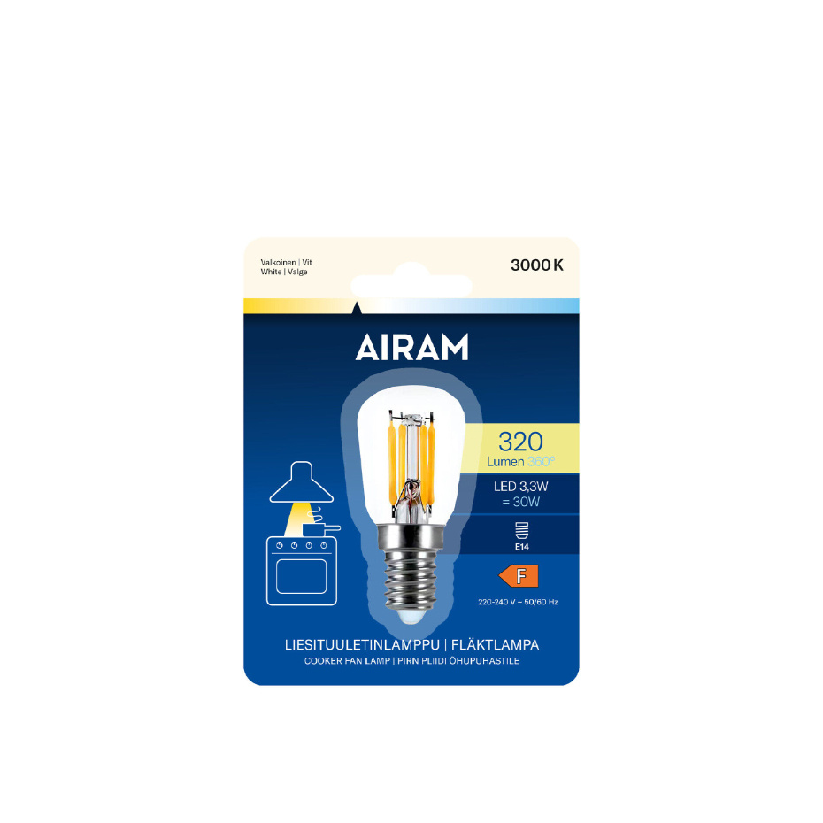 Airam Special LED Fläktlampa 3,3W (=30W) E14
