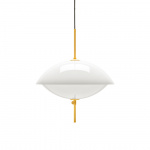 Clam Pendel Ø550 Opal/Brass Clam Pendel Ø550 Opal/Brass