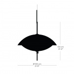 Clam Pendel Ø550 Opal/Brass Clam Pendel Ø550 Opal/Brass