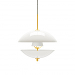 Clam Pendel Ø550 Opal/Brass Clam Pendel Ø550 Opal/Brass