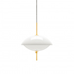 Clam Pendel Ø440 Opal/Brass Clam Pendel Ø440 Opal/Brass