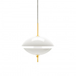 Clam Pendel Ø440 Opal/Brass Clam Pendel Ø440 Opal/Brass