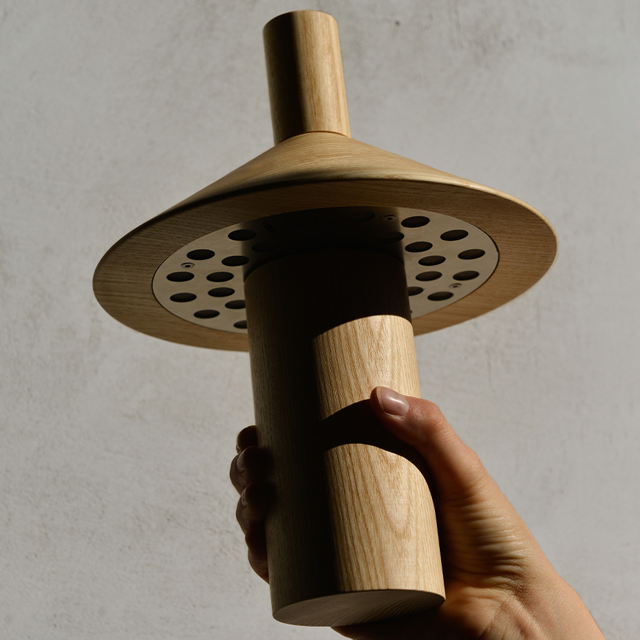 Pepa Bordslampa Natural Ash Wood