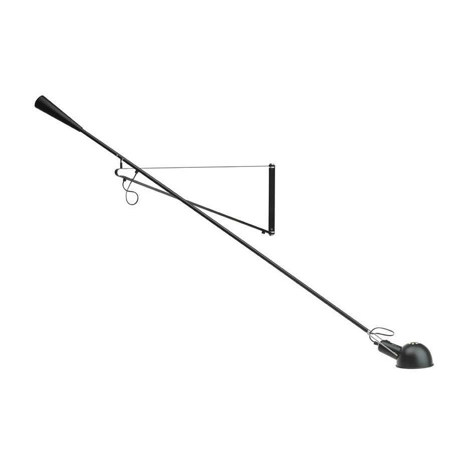 265 Vägglampa Black