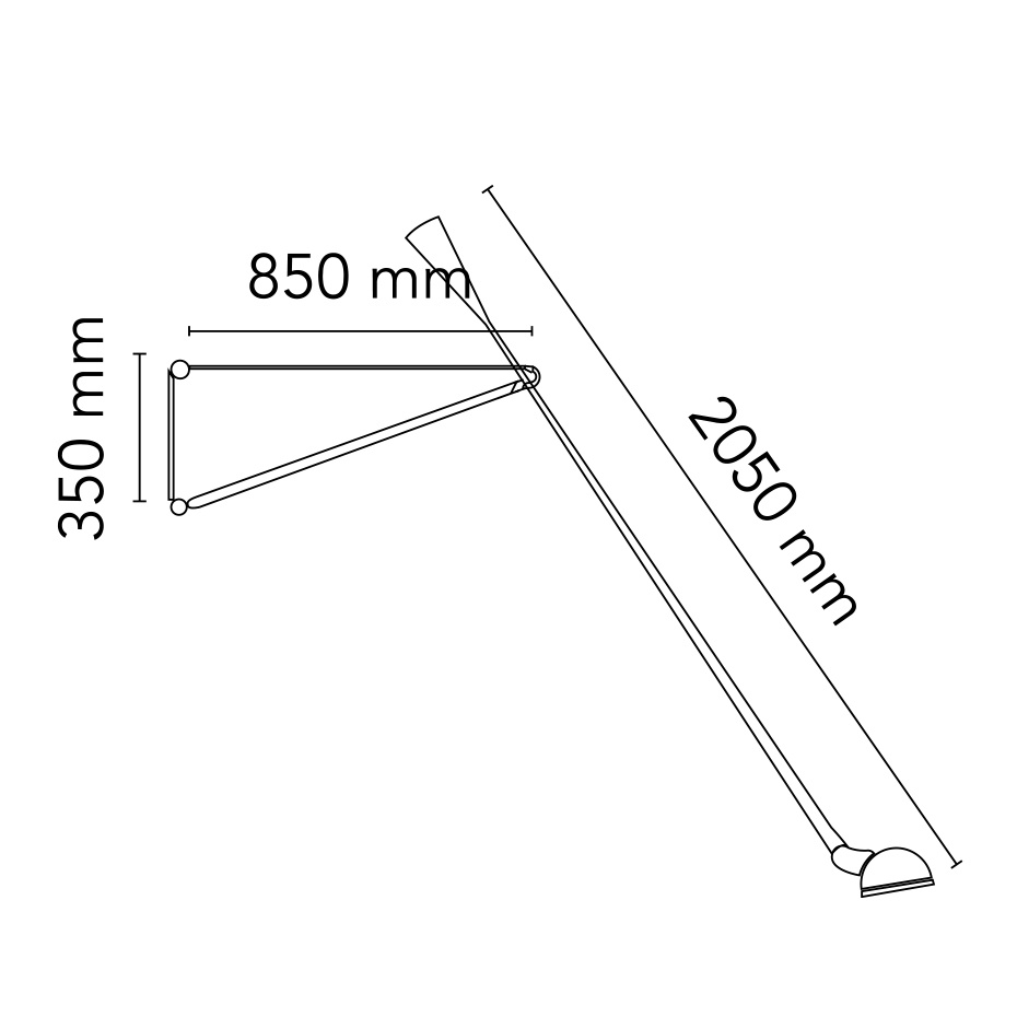 265 Vägglampa Chromatica