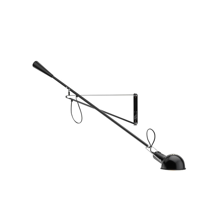 265 Vägglampa Small Black