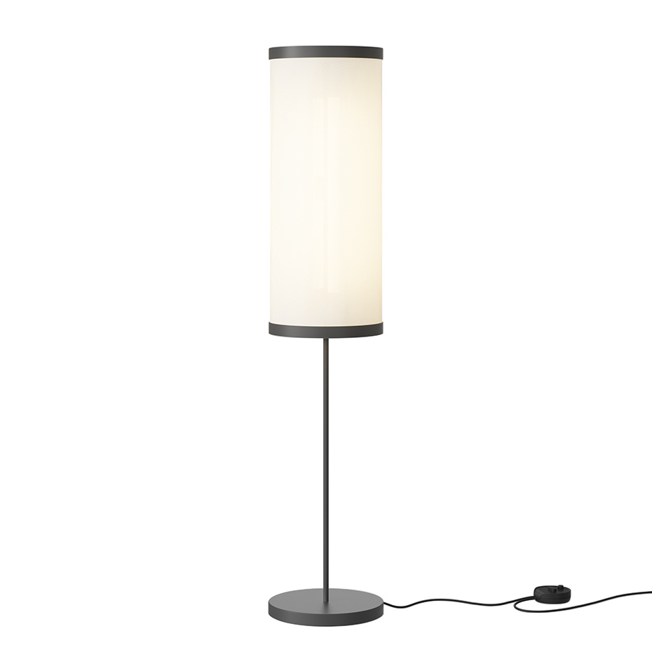 Isol 30/76 Golvlampa Black With Snowsound Technology