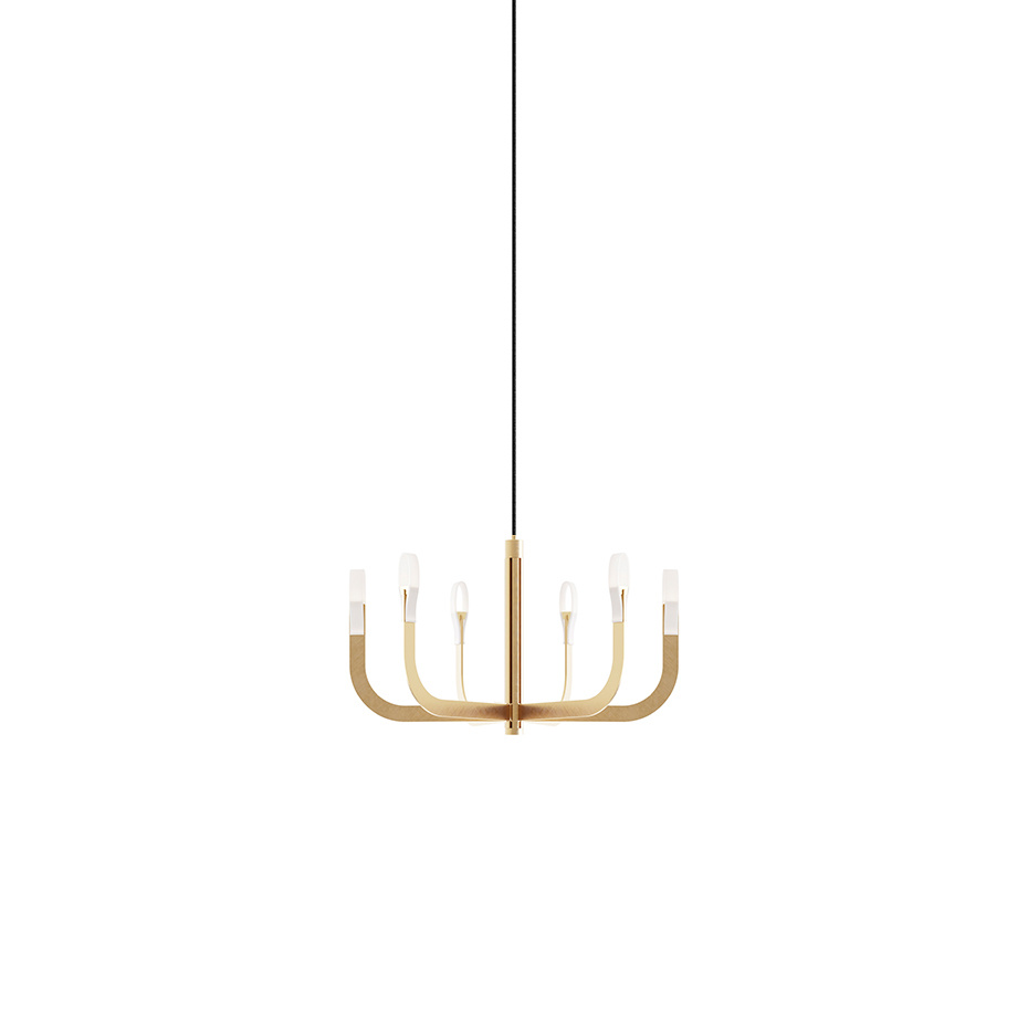 J-us Configuration A Ljuskrona Satin Gold