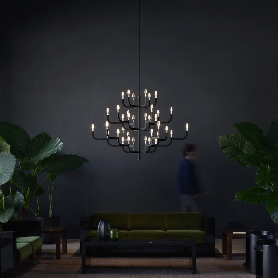 J-us Configuration A Ljuskrona Satin Gold