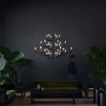 J-us Configuration XL Ljuskrona Matt Black J-us Configuration XL Ljuskrona Matt Black