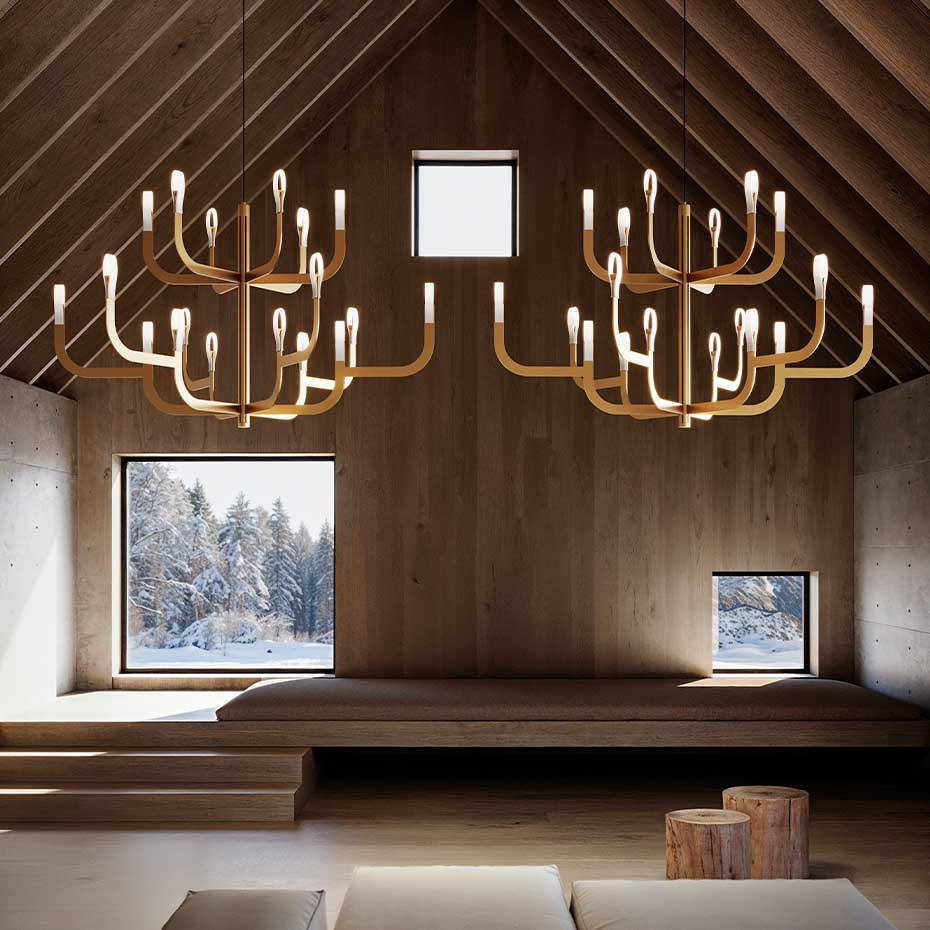 J-us Configuration XL Ljuskrona Matt Black