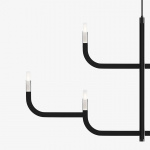 J-us Configuration XL Ljuskrona Matt Black J-us Configuration XL Ljuskrona Matt Black