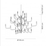 J-us Configuration XL Ljuskrona Matt Black J-us Configuration XL Ljuskrona Matt Black