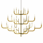 J-us Configuration XL Ljuskrona Satin Gold J-us Configuration XL Ljuskrona Satin Gold