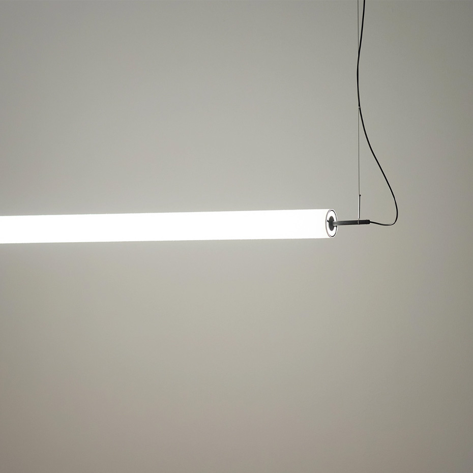 Hono A16 Horizontal Pendel Matt Black/White