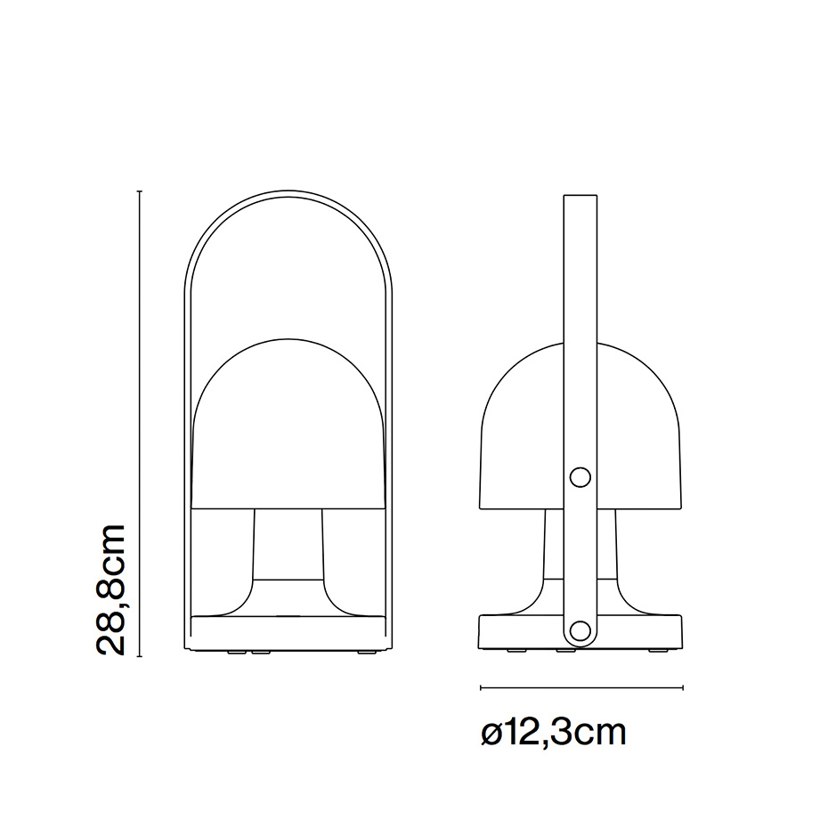 FollowMe Bordslampa Green