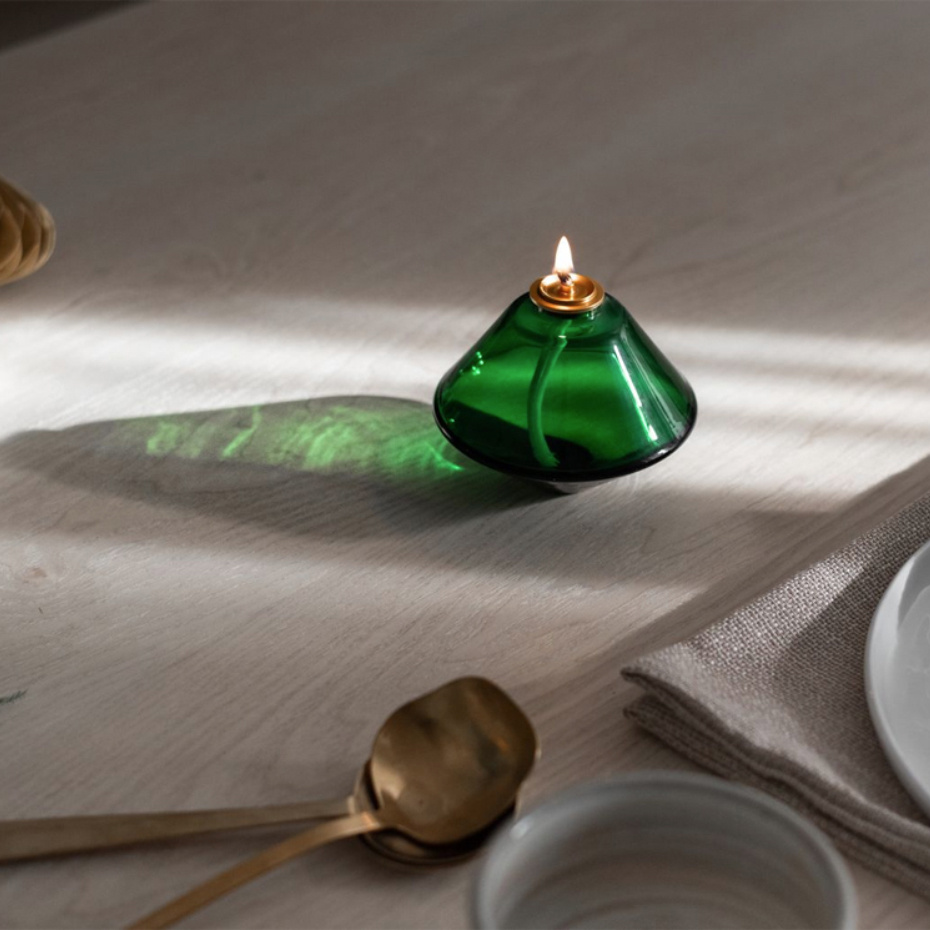 Aki Oljelampa Small Forest Green