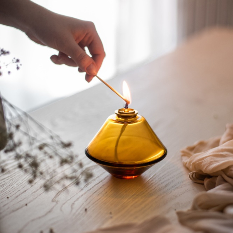 Aki Oljelampa Small Forest Green