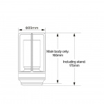 Turn+ Portable Bordslampa Black Aluminium Turn+ Portable Bordslampa Black Aluminium