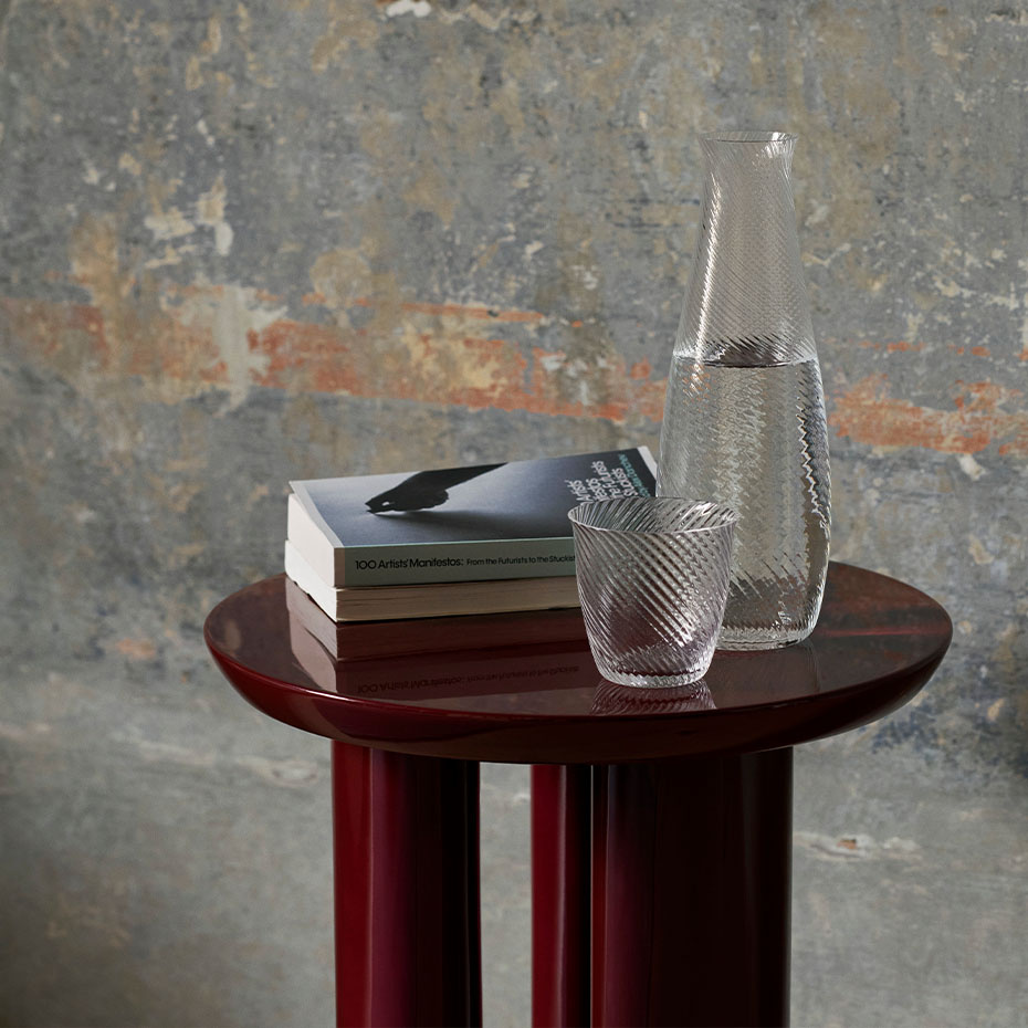 Tung Sidobord JA3 Burgundy Red