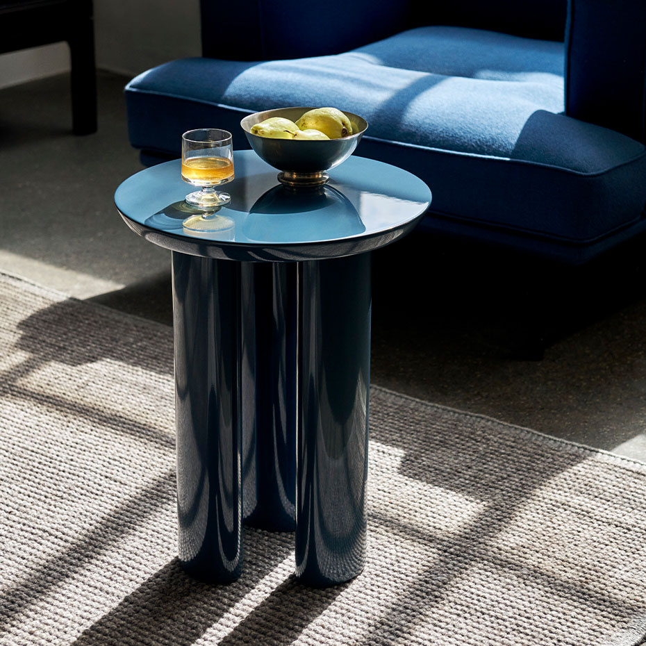 Tung Sidobord JA3 Steel Blue