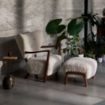 Lato Sidobord LN8 Round Ø40cm Warm Black & Emperador Marble Lato Sidobord LN8 Round Ø40cm Warm Black & Emperador Marble