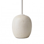 Lato Sidobord LN8 Round Ø40cm Lacquered Oak & Crema Diva Marble Lato Sidobord LN8 Round Ø40cm Lacquered Oak & Crema Diva Marble