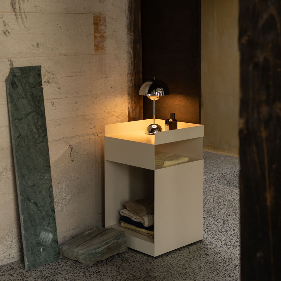 Rotate Sidobord SC73 Terracotta