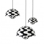 Flowerpot Pendel VP1 Ø23cm Black & White Pattern Flowerpot Pendel VP1 Ø23cm Black & White Pattern