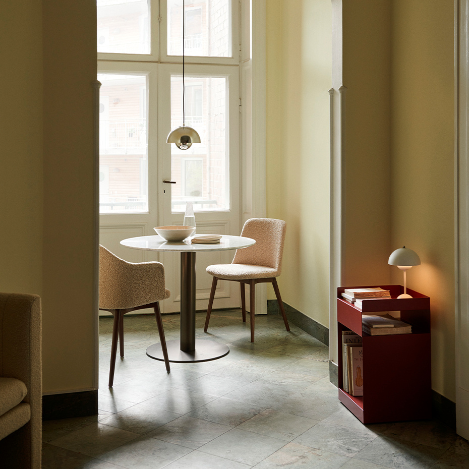 Flowerpot Pendel VP1 Ø23cm Chrome-Plated