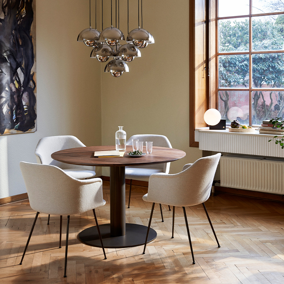 Flowerpot Pendel VP1 Ø23cm Chrome-Plated